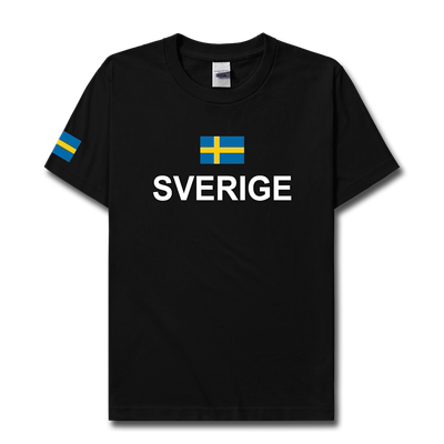 瑞典王国Sweden国家队足短袖T恤