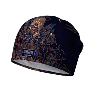 设无界 佛家护法神普巴金刚天神国潮堆堆帽男女帽子保暖0018