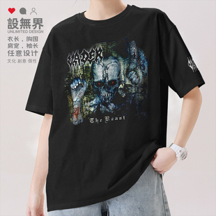 设无界死亡金属Vader乐队宣传海报纪念款短袖T恤男女体恤06-0005