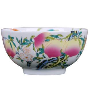 正宗景德镇高温陶瓷餐具饭碗面碗汤碗中式家用碗寿宴福寿碗定制