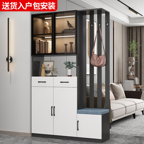 现代简约入户玄关柜客厅屏风隔断