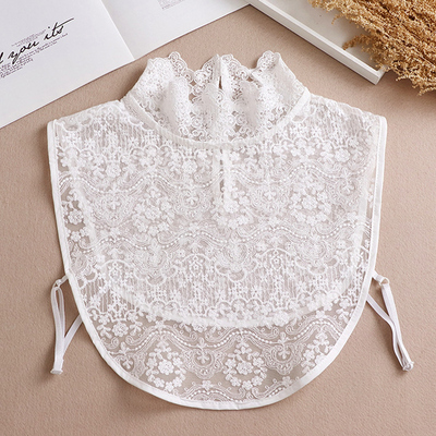 白色毛衣衬衫装饰半身娃娃假领子