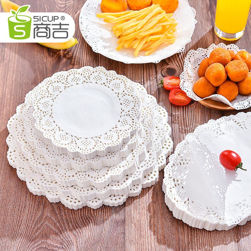 上海商吉圆形花边纸垫吸油纸食品级厨房家用烘焙点心蛋糕烧烤纸垫,餐饮具,食物吸油纸/膜,淘宝优惠券,粉丝福利购,淘宝优惠卷