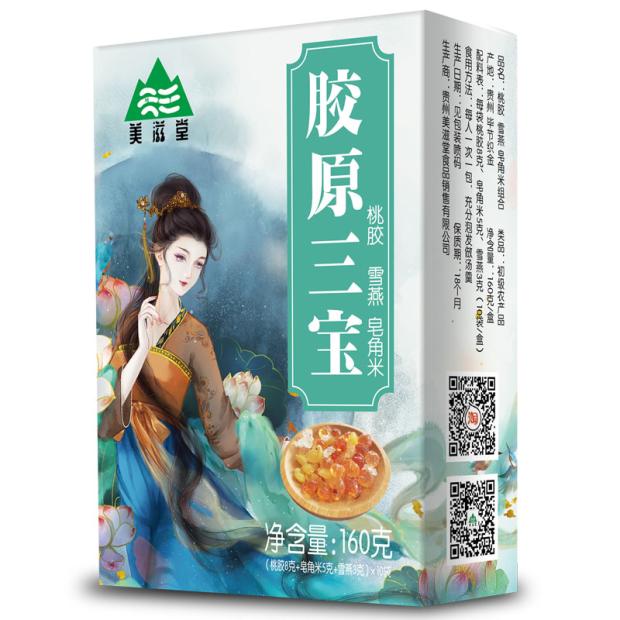 桃胶雪燕皂角米组合装产地直发