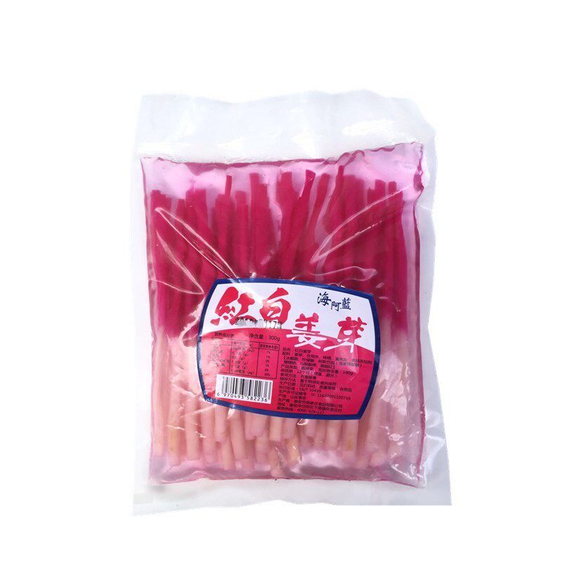 寿司刺身装饰物红白姜芽30根日本料理开胃泡姜糖醋酸甜味泡菜摆盘