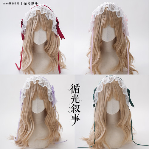原创手作蝴蝶结发带多色百搭