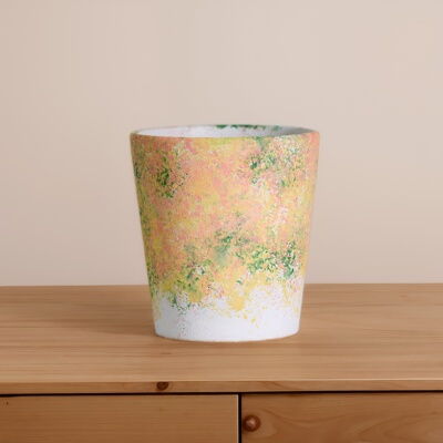 小红书爆款手工彩绘艺术陶土花盆