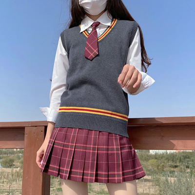 JK/DK制服新款哈利波特套头毛衣