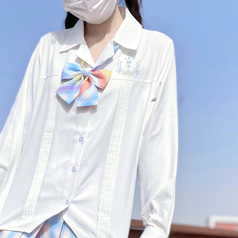 JK衬衫原创设计苍流星刺绣附中