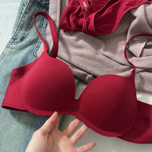 内衣女士小胸聚拢夏季薄款无钢圈上托收副乳防下垂舒适无痕文胸罩