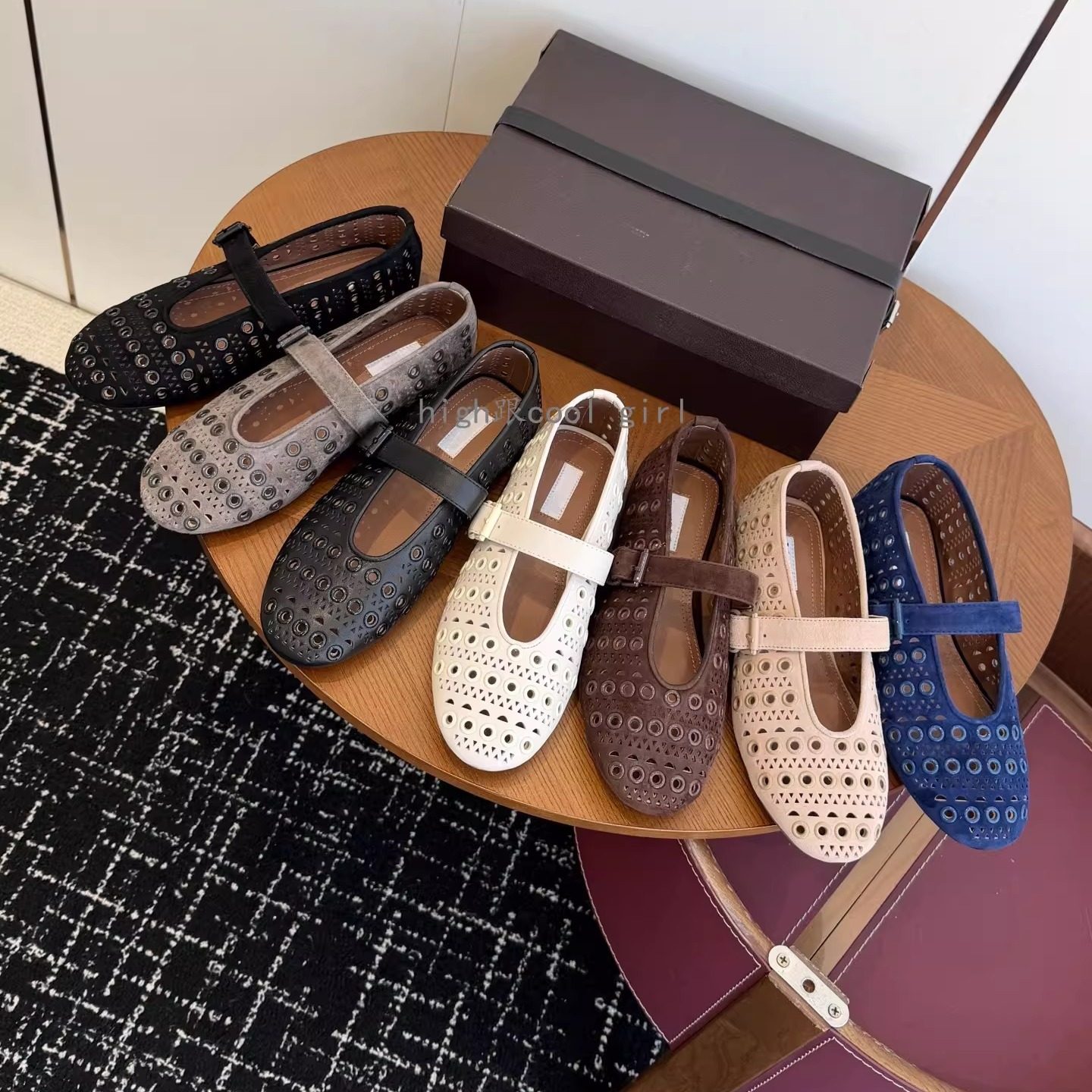 法式镂空铆钉钻玛丽珍鞋女一字扣带平底芭蕾舞鞋透气百搭浅口单鞋,女鞋,玛丽珍鞋,淘宝优惠券,粉丝福利购,淘宝优惠卷