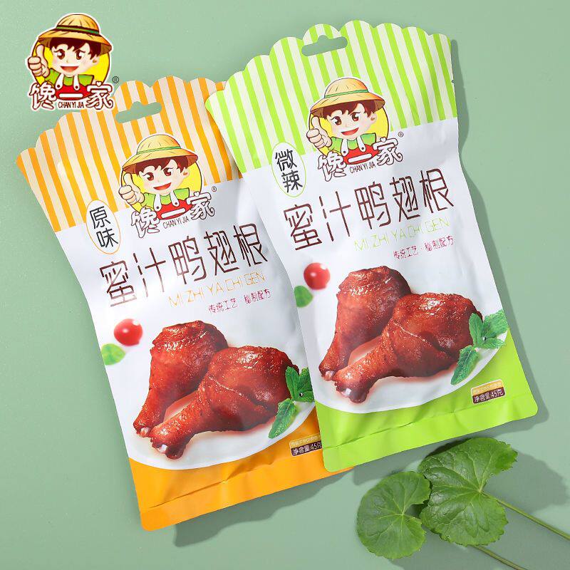 馋一家蜜汁烤腿乡 巴佬鸡腿卤味鸭腿肉类学生宿舍休闲小吃零食