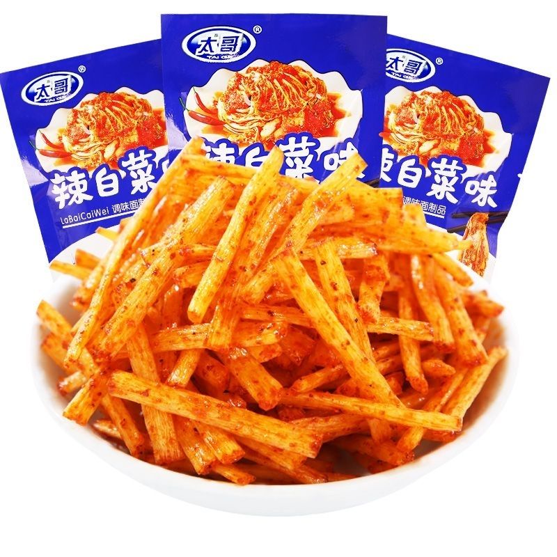 太哥辣白菜味辣条面制品00后儿时童年经典怀旧90后休闲零食宿舍
