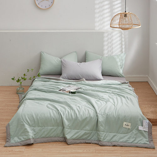 Solid Color Washed Cotton Summer Quilt Single And Double Air