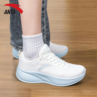 安踏女鞋凌空跑步鞋2026新款春季轻便厚底旅游鞋网面透气运动鞋女