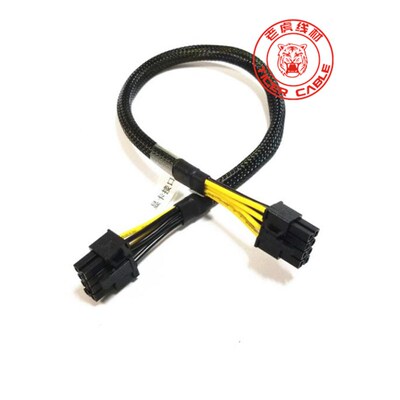 DELL R720 R730服务器转8P显卡K80供电线/M40/M60/P40/P100电源线