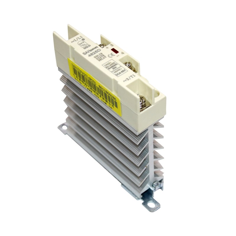 固特GOLD单相散热一体化固态继电器2w5A SAH4825D  电流25A  5-24
