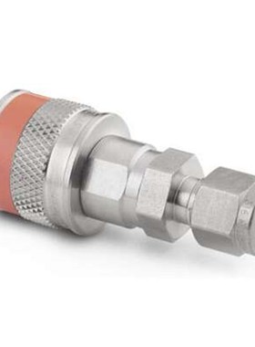 Swagelok世伟洛克SS-QC4-B-400K2仪表快速接头管体1/4卡套 橙色键
