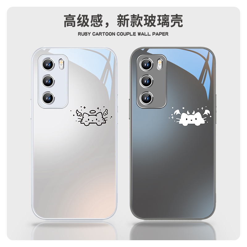 适用华为高级感手机壳小猫咪