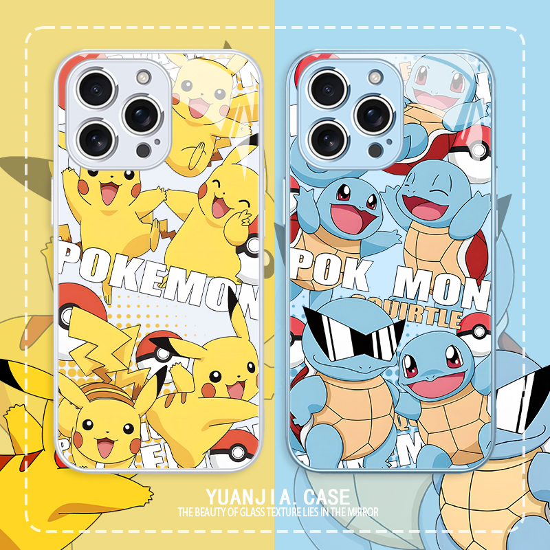 适用苹果手机壳可爱卡通皮卡丘