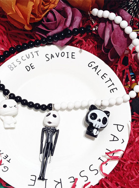 项链万圣节惊魂杰克逊骷髅幽灵女