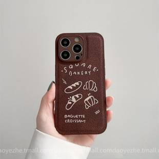 深棕色Reno14 新款 13小众高级感Reno11防摔硅胶9全包秋冬10保护套男女 X8S 线条面包oppoReno15手机壳FindX9