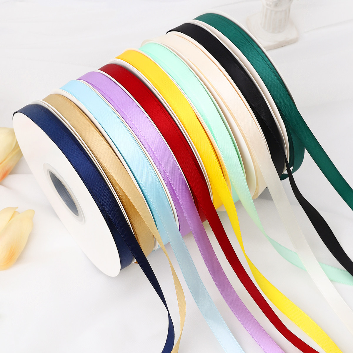 1cm加密丝带鲜花礼品喜糖包装