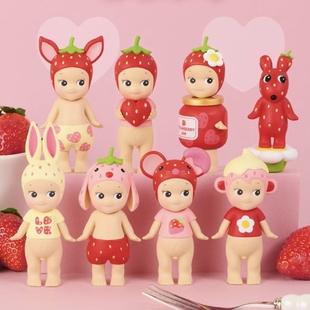 正版现货SONNY ANGEL恋恋草莓系列潮玩摆件娃娃公仔可爱礼物sa