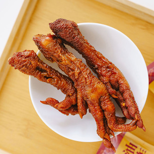 茶颜悦色油炸虎皮凤爪大个即食鸡爪熟食宵夜肉类解馋小零食下酒菜