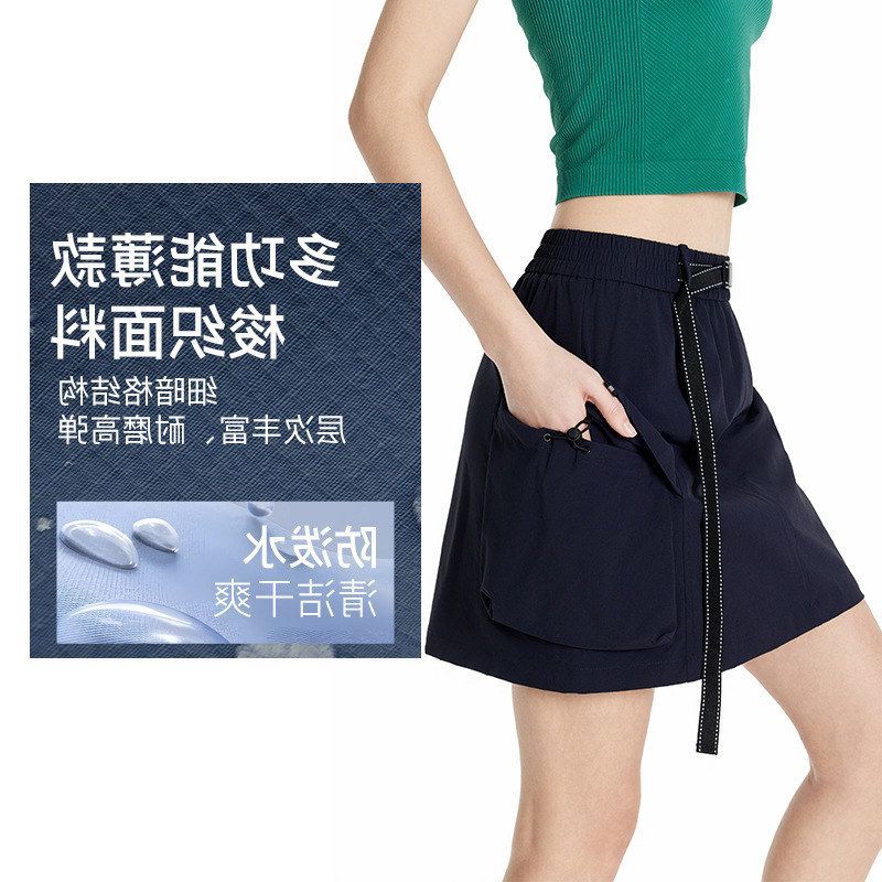 透气女生时尚女装百搭短裙夏季