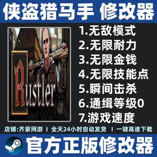 侠盗猎马手修改器辅助魔法 侠盗猎马人修改器 steam 游戏工具