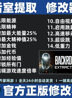 后室提取修改器辅助魔法Steam工具Backrooms Extractions修改器