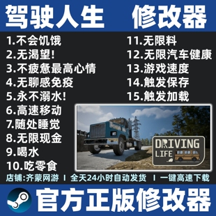 Driving Life修改器 驾驶人生修改器辅助魔法驾驶生活修改器Steam