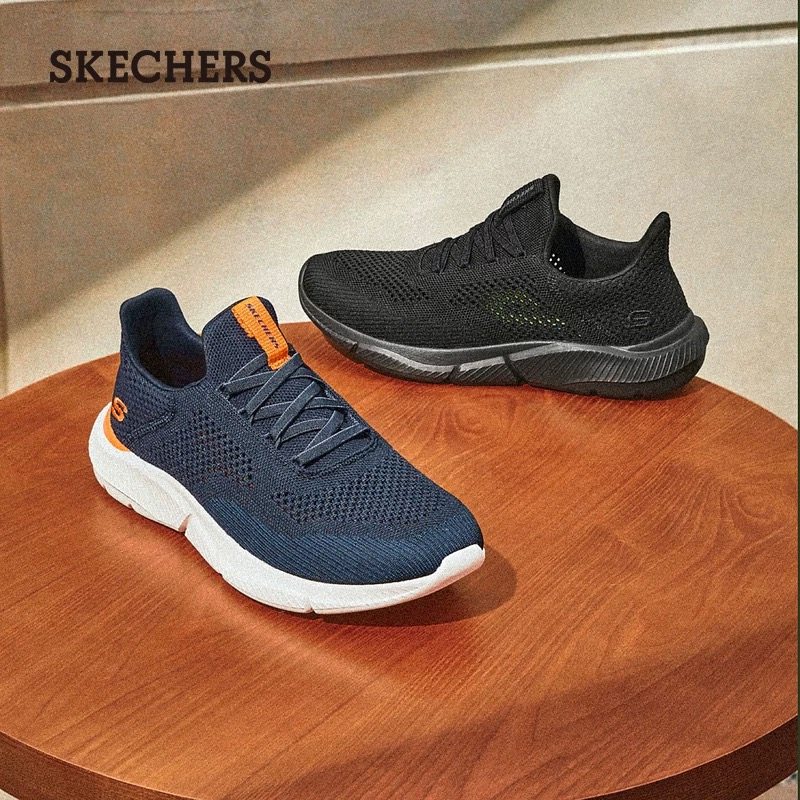 Skechers斯凯奇男鞋春季新品透网轻便一脚蹬透气网面运动跑步鞋,运动鞋new,运动休闲鞋,淘宝优惠券,粉丝福利购,淘宝优惠卷