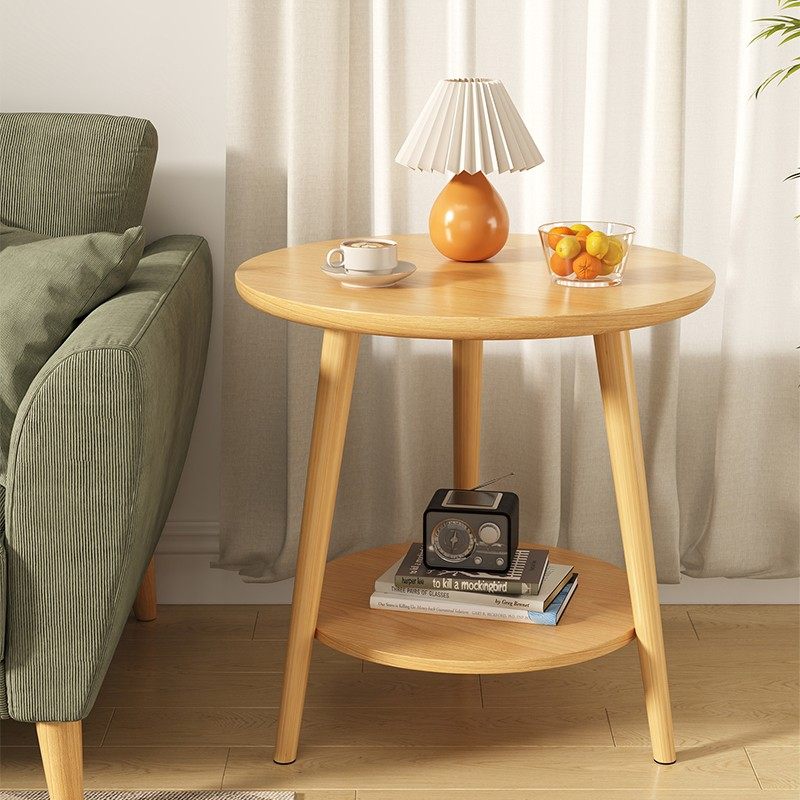 速发茶创几圆桌子床头桌简约家用台迷你沙发边几简易小意小尺寸
