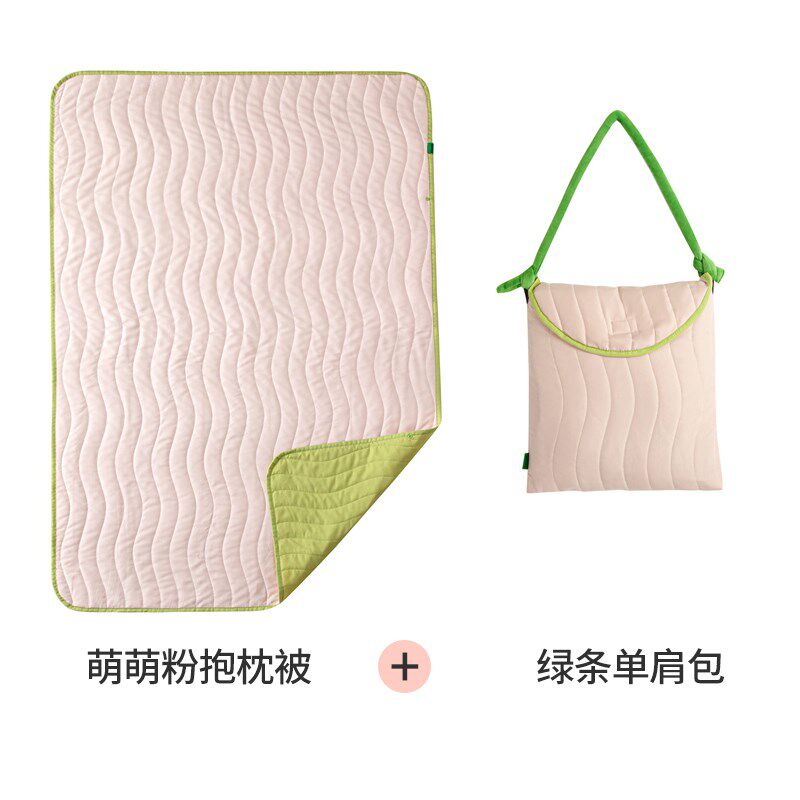 速发男合一抱枕被子午垫办公室沙发靠睡毯子空调被二朋友车用夏