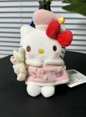正版hellokitty毛绒玩偶公仔凯蒂猫女生包包挂件书包装饰钥匙扣