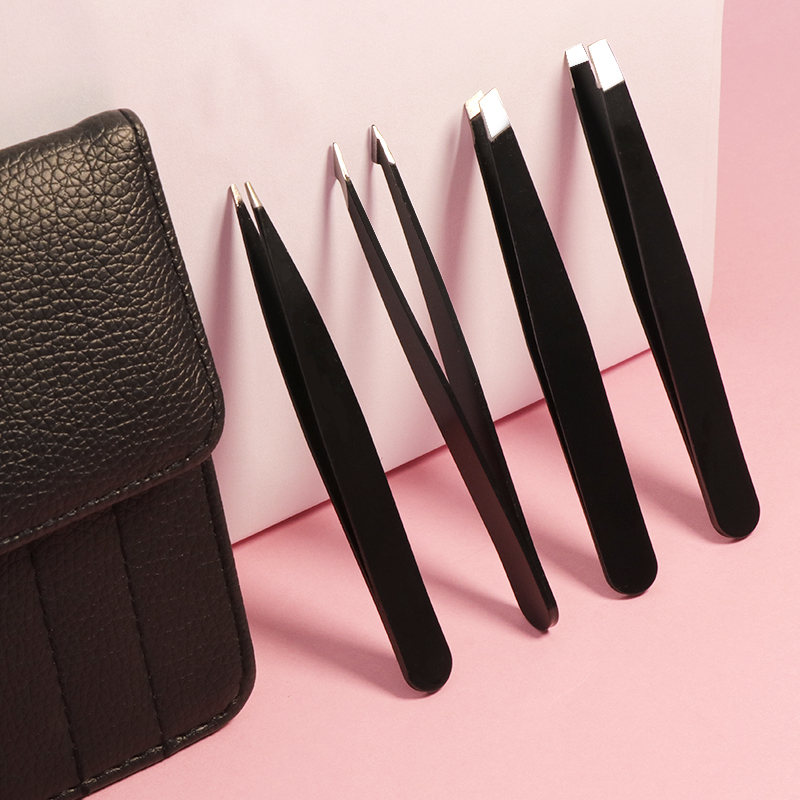 修眉专用不锈钢眉夹夹神器斜薄口