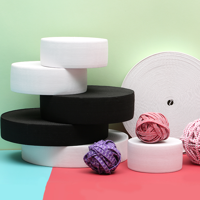 黑色加厚松紧带宽高弹力耐用柔软