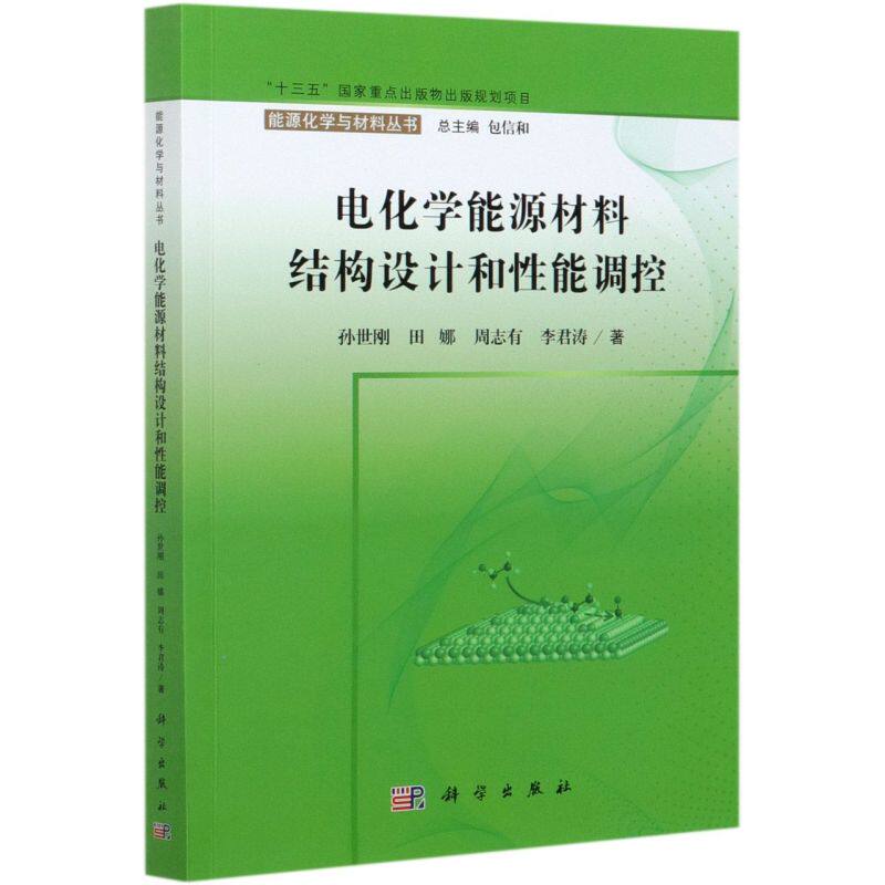 电化学能源材料结构设计和性能调控/能源化学与材料丛书