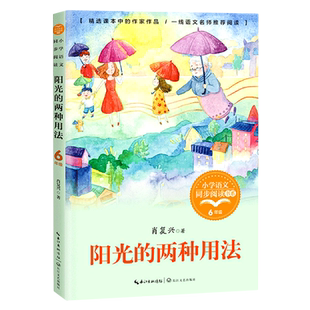 阳光的两种用法 肖复兴 六年级下册课外阅读书籍 小学语文同步阅读书系6年级下 课本里的名家名篇课文作家作品系列 长江文艺出版社
