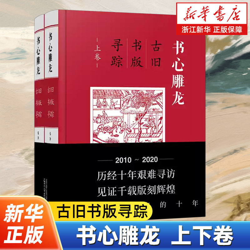 书心雕龙:古旧书版寻踪上下全2卷 韦力 中国古代藏书家遗迹的考察与研究 聚焦与中国古代印刷出版有关的话题 广西师范大学出版社