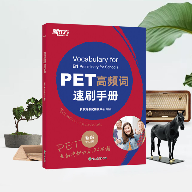 新东方 PET高频词速刷手册 剑桥考试pet官方备考资料 核心高频词汇语法精讲精练官方模考题书籍 英语 对应朗思B1