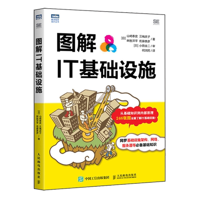 图解IT基础设施 Web服务器TCP/IP数据库算法数据存储技术HTTP硬件软件计算机网络技术书籍 人民邮电出版社9787115625724 新华书店