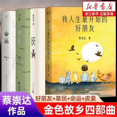 【蔡崇达代表作全4册 】皮囊+草民+命运+我人生最开始的好朋友 长篇小说畅销书排行榜热售 人民文学出版社 官网正版包邮 新华书店