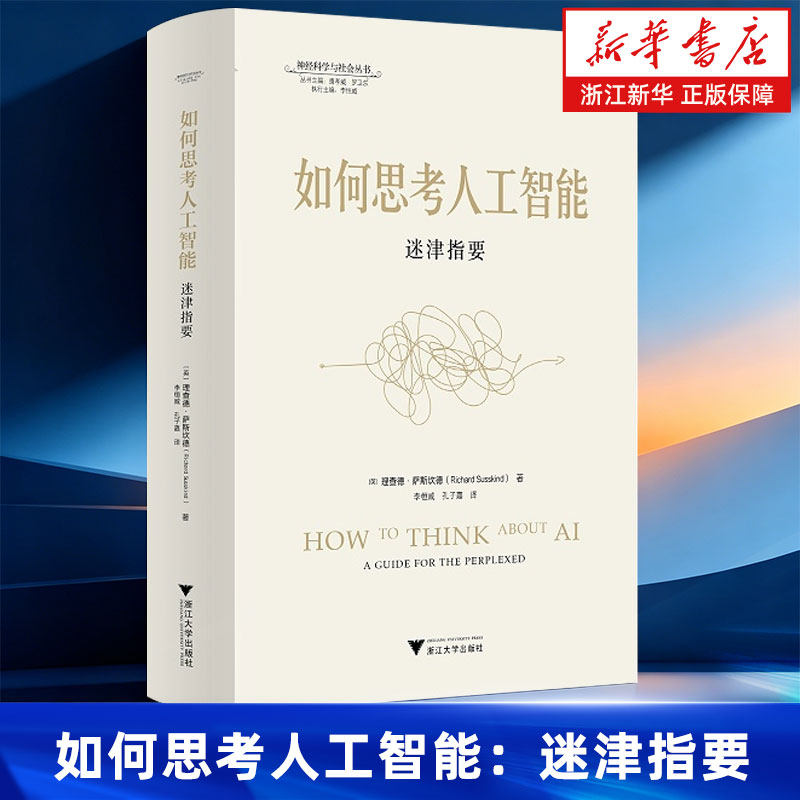【新华书店旗舰店全新正版】如何思考人工智能:迷津指要