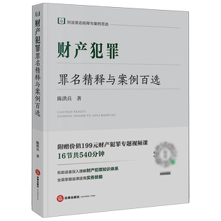 财产犯罪罪名精释与案例百选