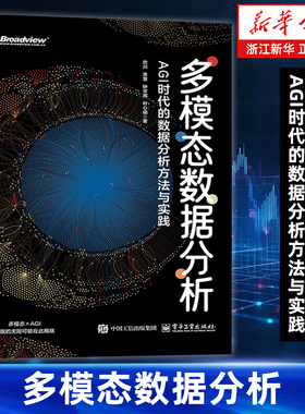 多模态数据分析 AGI时代的数据分析方法与实践 GPT与DeepSeek等大模型的多模态实践分析 Python语言数据分析师算法工程师正版书籍