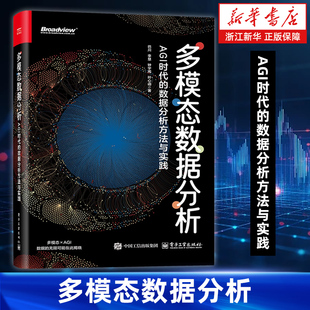 多模态数据分析 AGI时代的数据分析方法与实践 GPT与DeepSeek等大模型的多模态实践分析 Python语言数据分析师算法工程师正版书籍