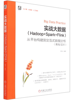 实战大数据(Hadoop+Spark+Flink从平台构建到交互式数据分析离线实时)